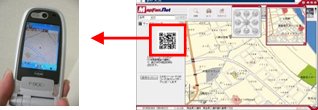 図表6　QRコードでケータイでも地図表示