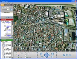 図表4　Google Earth・ほぼ真上から